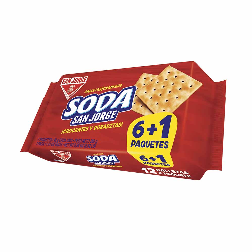 Galletas de Soda SAN JORGE Paquete 7un