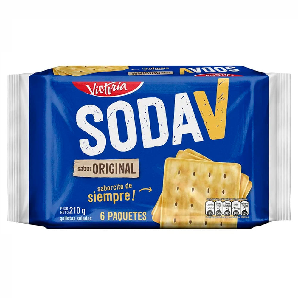 Galletas de Soda SODA V Paquete 6un
