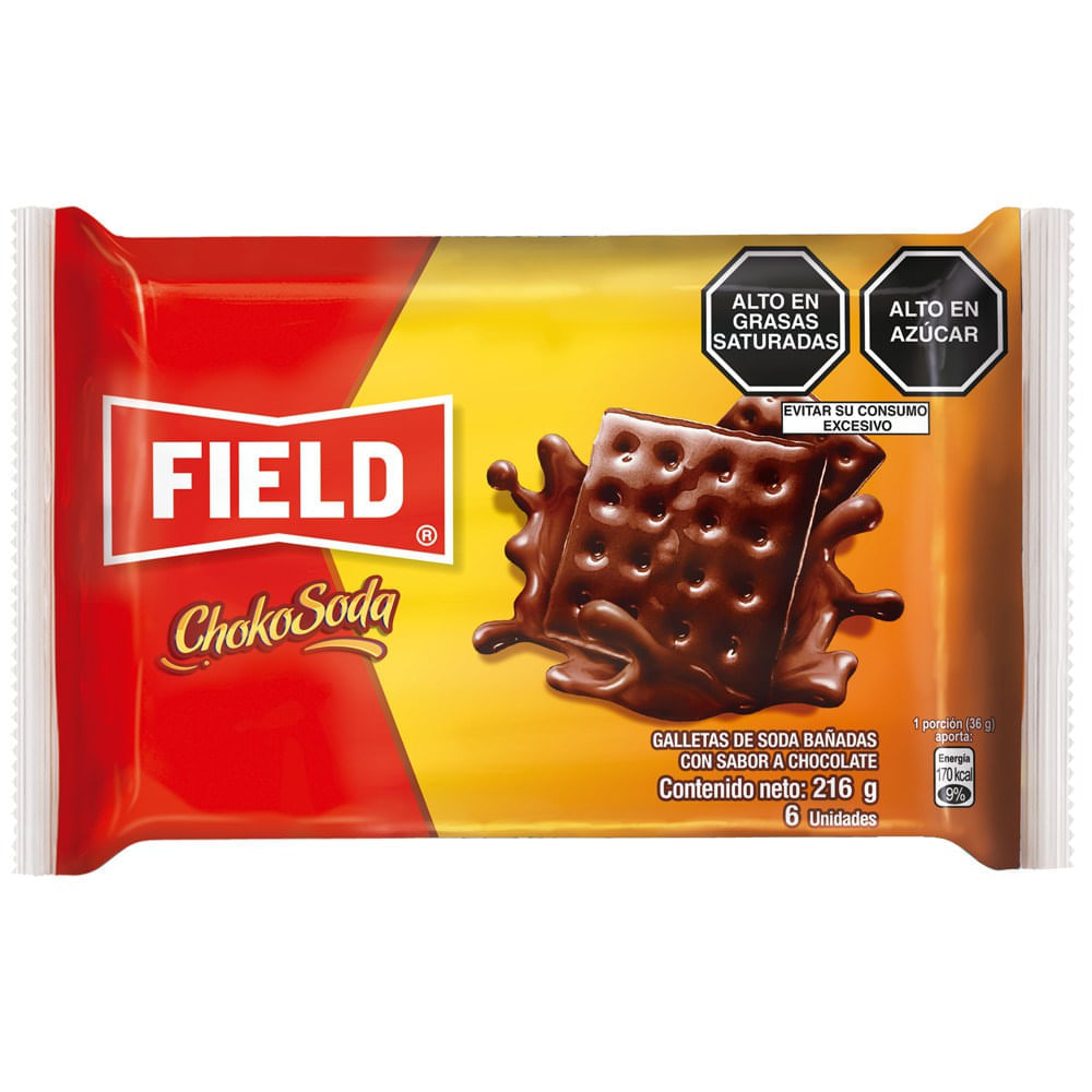 Galletas FIELD ChokoSoda Paquete 6un