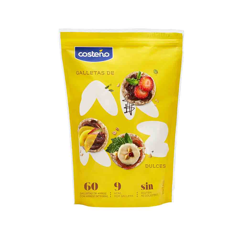 Galletas de Arroz COSTEÑO Dulce Bolsa 150g