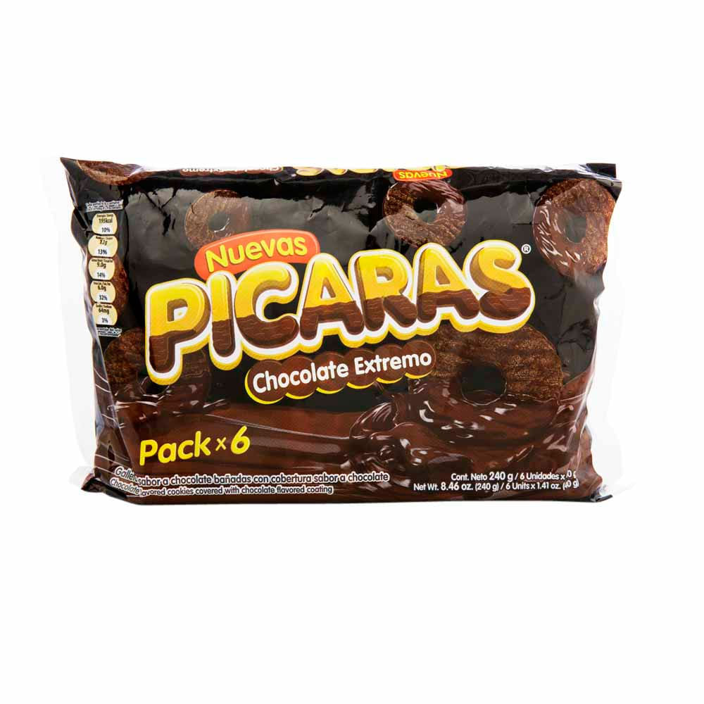 Galletas PICARAS Extremas Paquete 6un