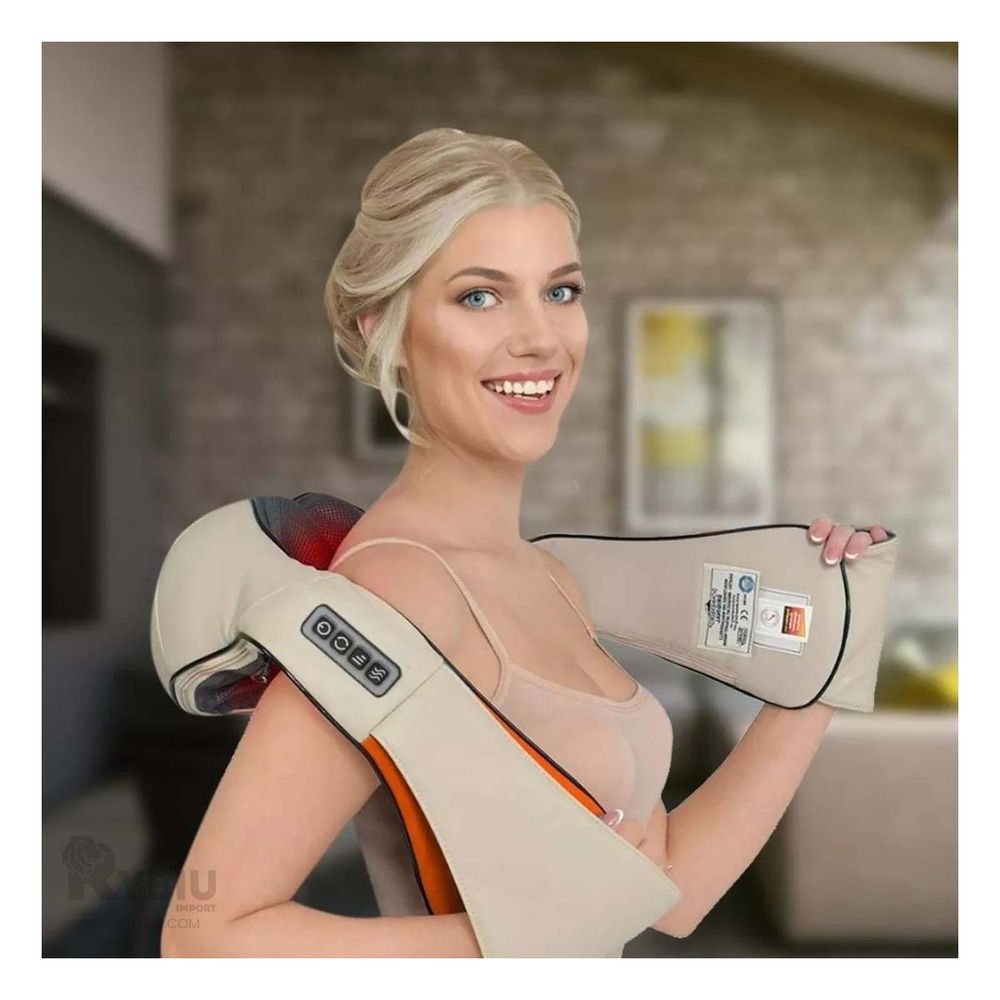 Masajeador con 3 Niveles para Cintura Anaranjado Y+Stickers