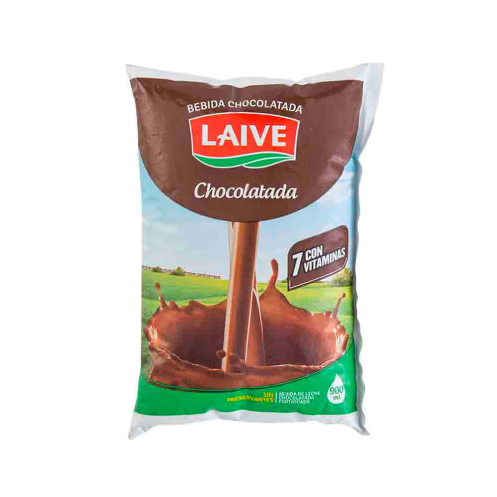 Bebida de Leche Chocolatada LAIVE Bolsa 900ml