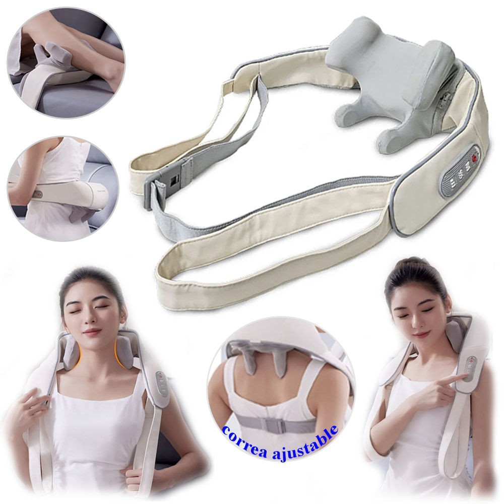 Masajeador de Cuello Espalda Hombros Recargable