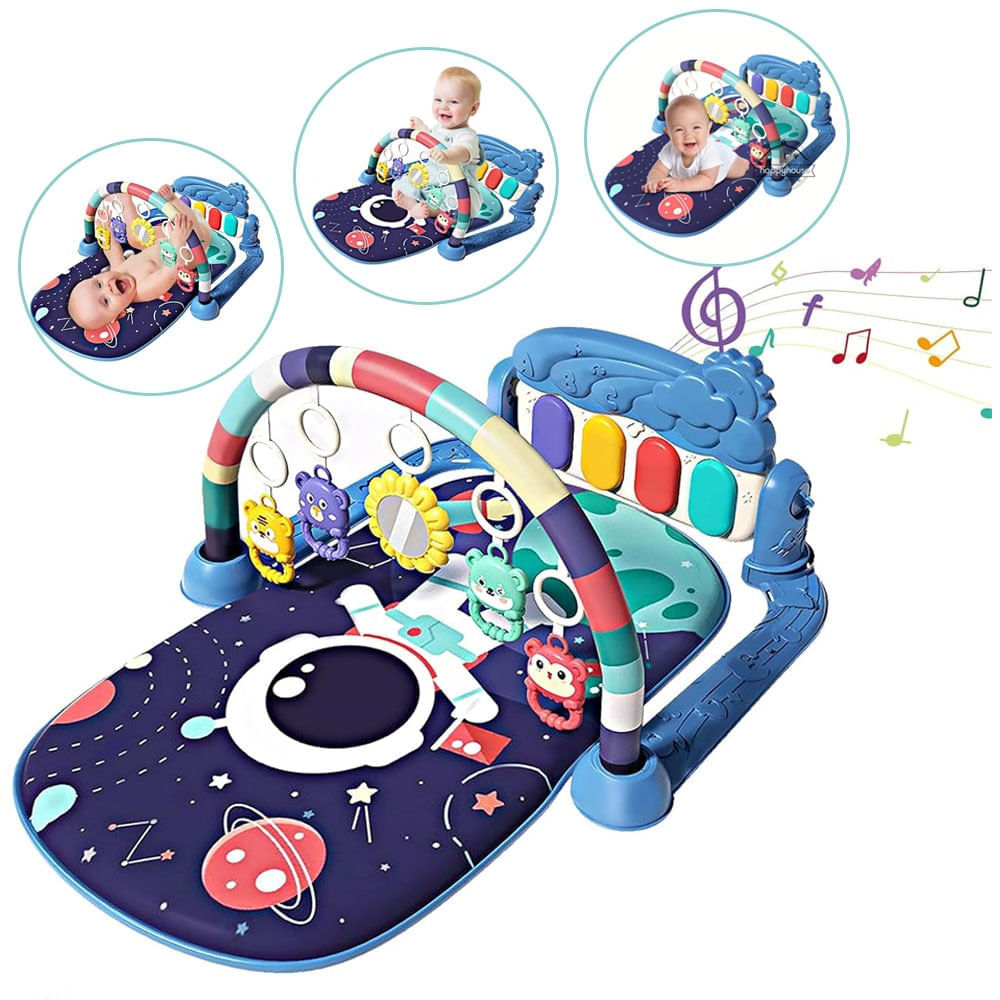 Gimnasio de Bebe con Piano Musical Astronauta 668-216 Azul