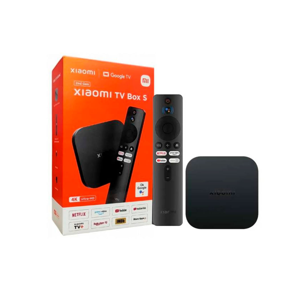 Xiaomi Mi Tv Box S 2da GEN Con Google Tv Ultra 4K Chromecast Negro