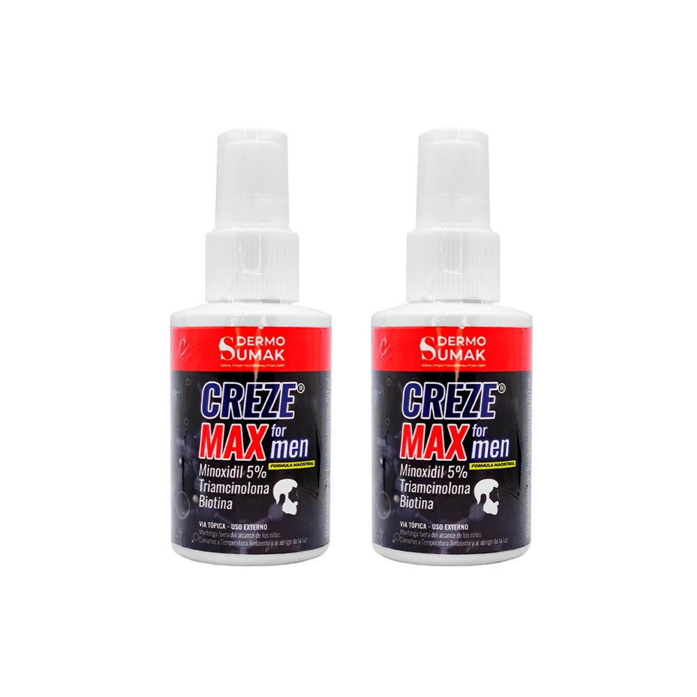 Locion Creze Max Formen Derma Prex 60ml 2 Unidades