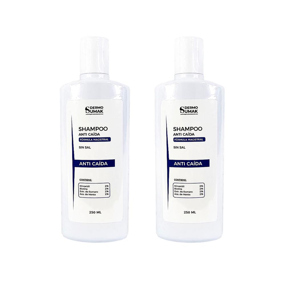 Shampoo Sin Sal Derma Prex Anticaida 250ml 2 Unidades