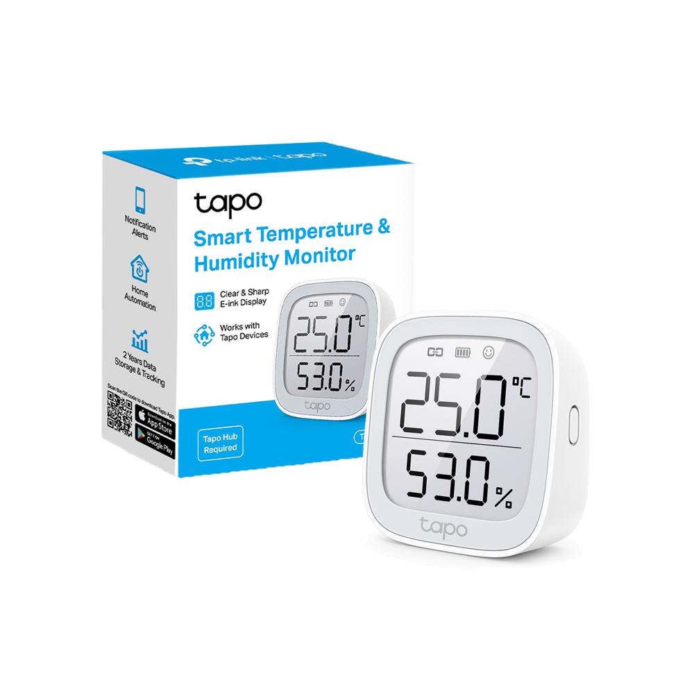 Sensor Smart de Temperatura y Humedad Tapo T315 pantalla 2,7