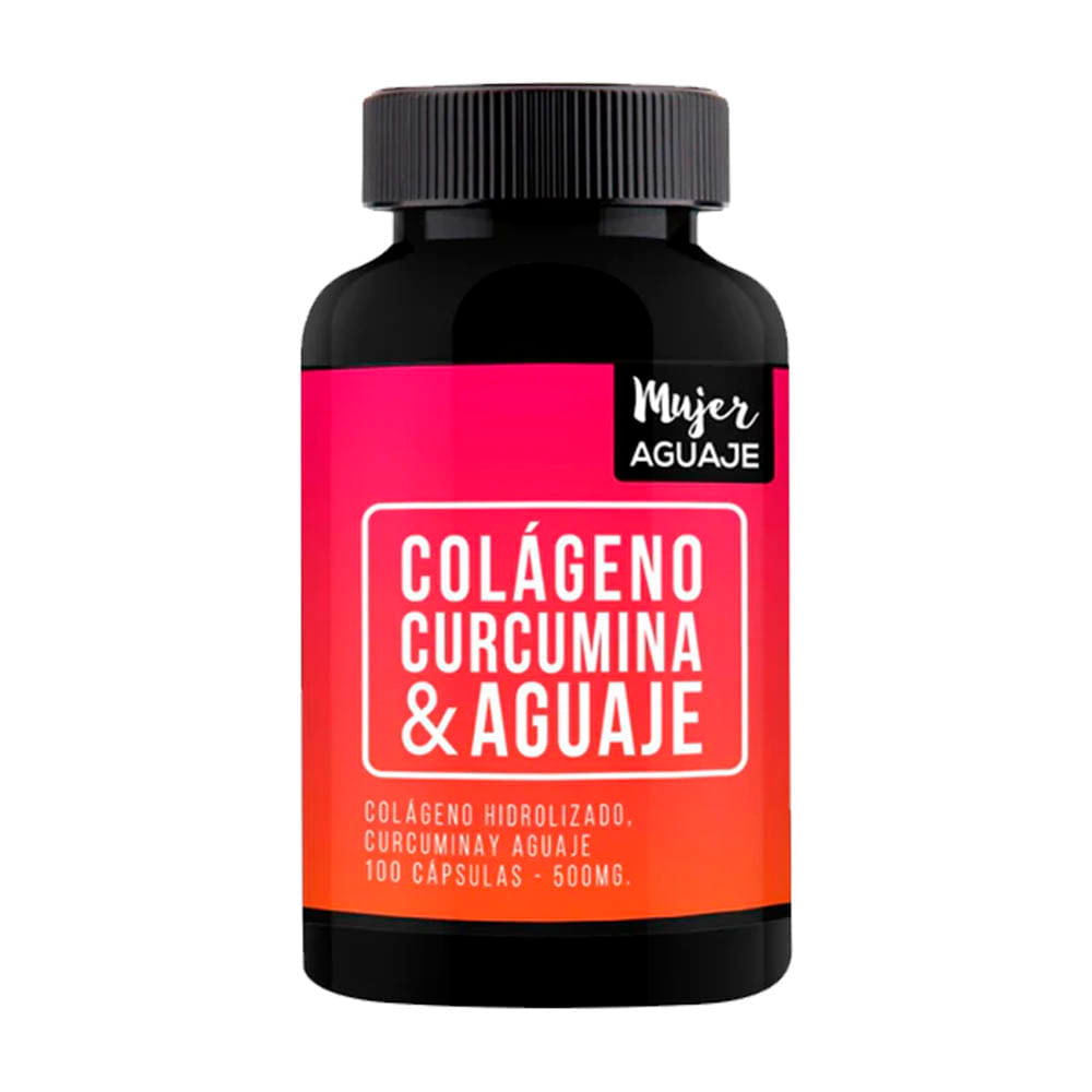 Colágeno, Curcumina y Aguaje 500 mg Mujer Aguaje