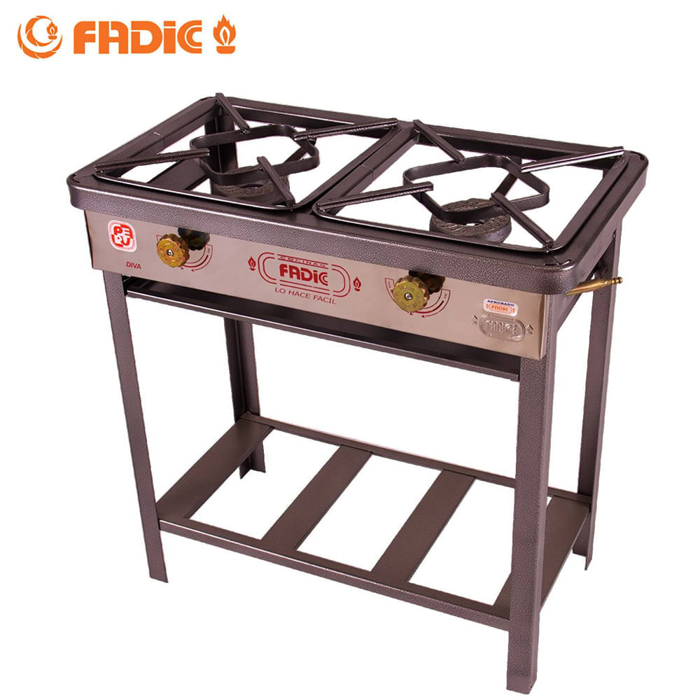 Cocina Semi Industrial Fadic 2 Hornillas FSI02-52