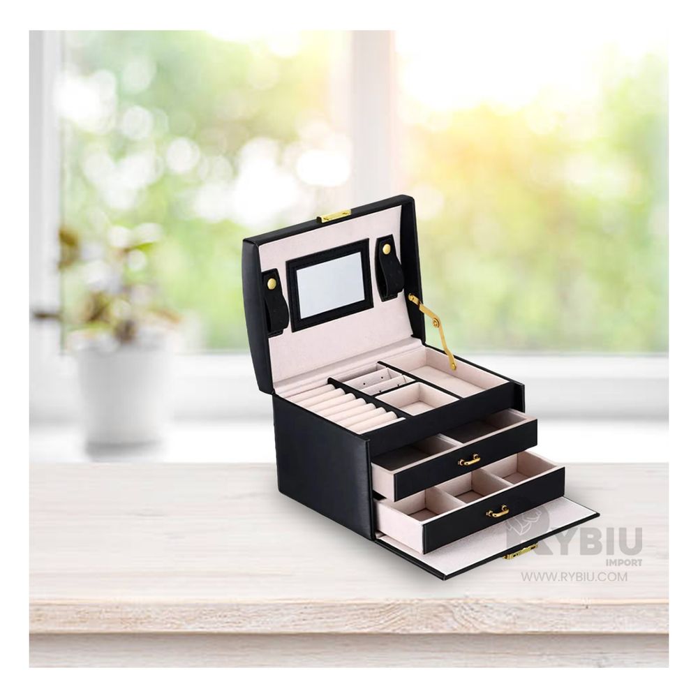 Organizador Compacto Joyas de Negro Y+Stickers