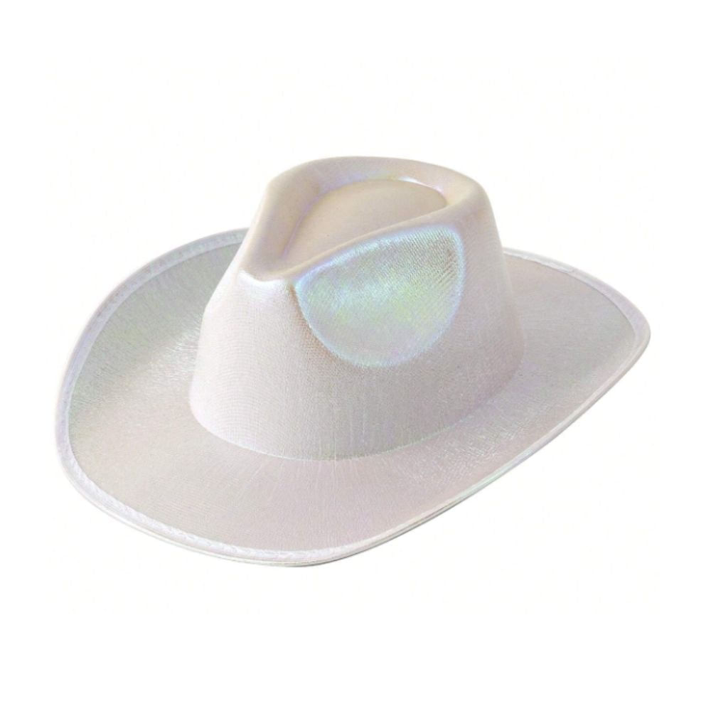 Sombrero Vaquero Blanco Tornasol Unisex