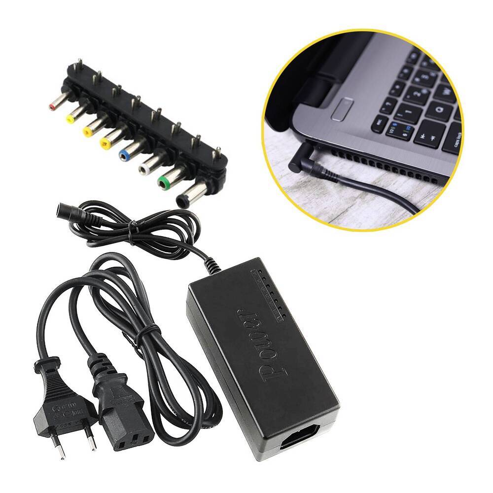 Cargador Universal Laptop Compatible 120W 12V 24V 8 Conectores