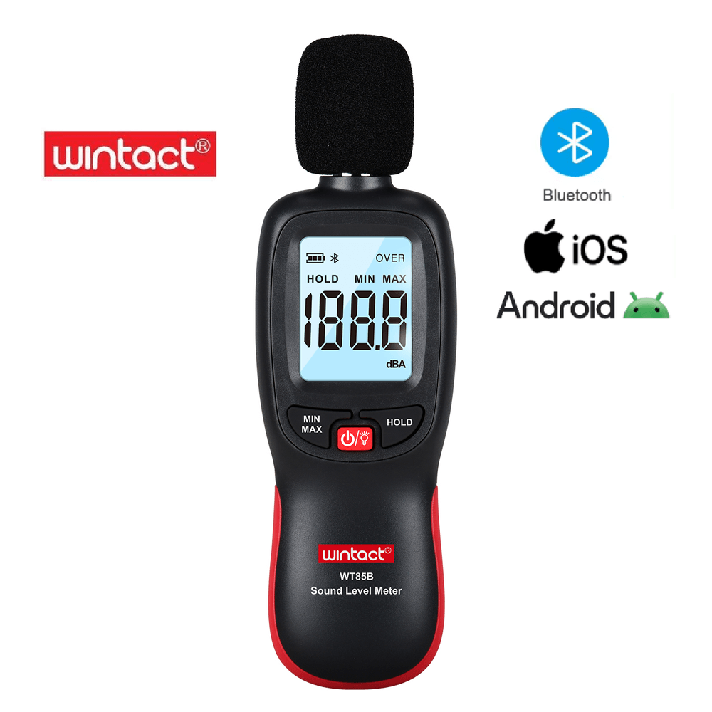 Sonómetro Profesional Medidor de Ruido con Bluetooth - WINTACT WT85B