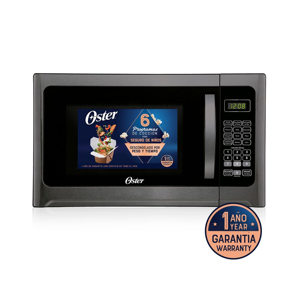 Horno Microondas Oster 30L POGGM61002 Inox-Negro