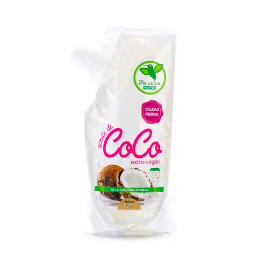 Aceite de Coco Extra Virgen Doypack BIOSELVA (250ml)