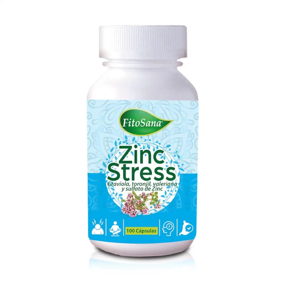 ZincStress - Relajante Natural FITOSANA (100 Cápsulas)