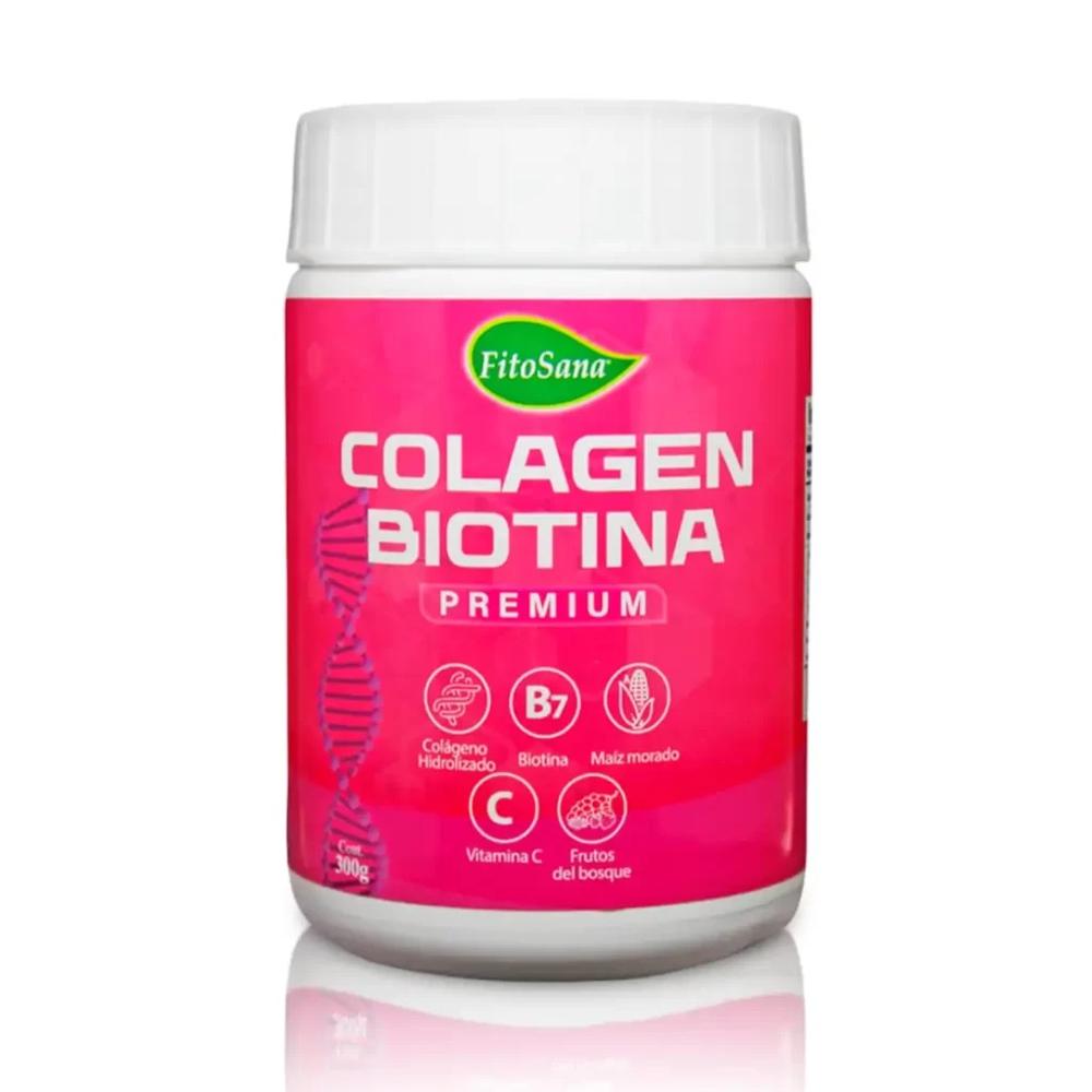 Colágeno Biotina Premium - Batido en Polvo FITOSANA (300g)