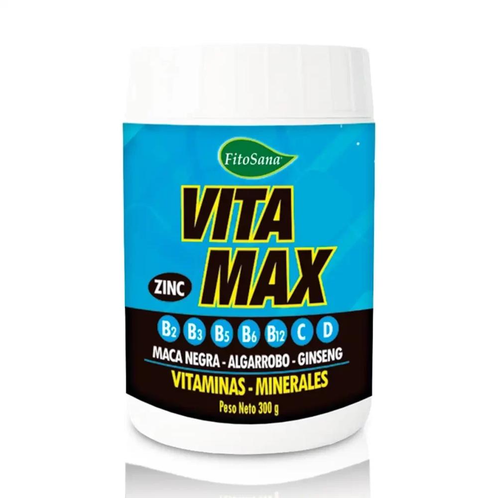 VitaMax Batido en Polvo - Vitaminas B, C, D y Zinc FITOSANA (300g)