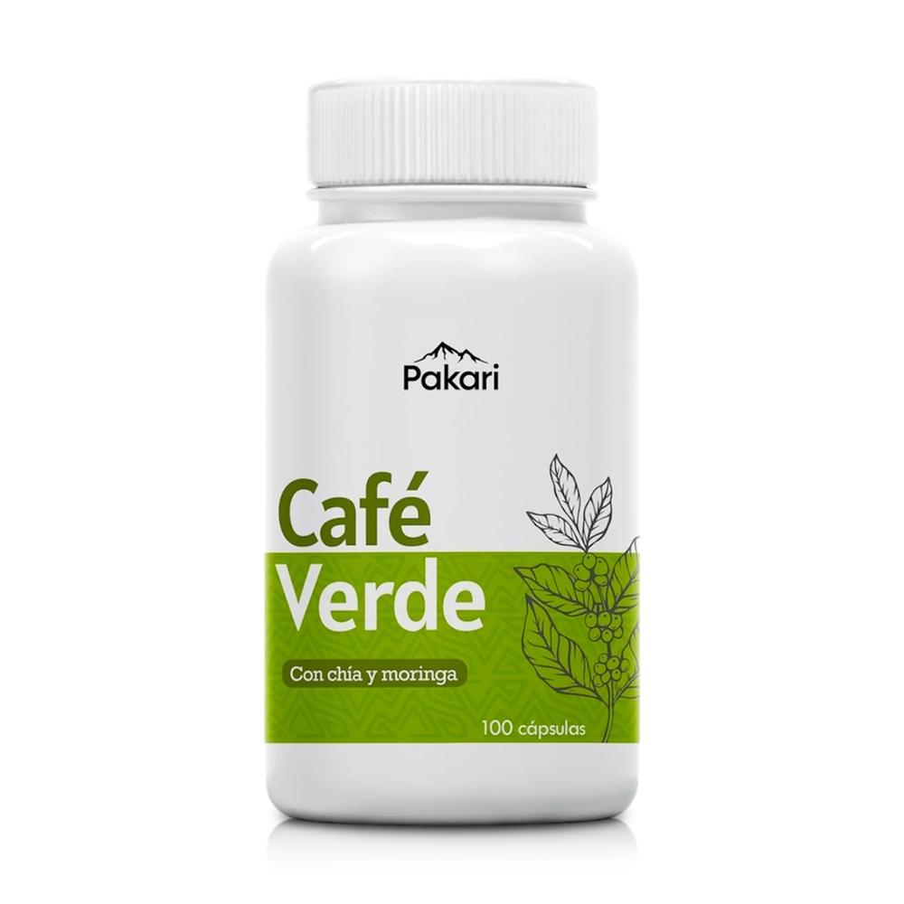 Café verde con Chía y Moringa (100 Cápsulas)