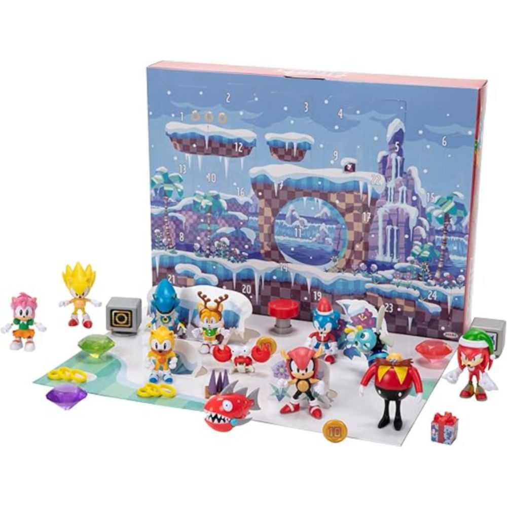 Navidad Cyber Ripley Juguetes Figuras Sonic Calendario De Adviento