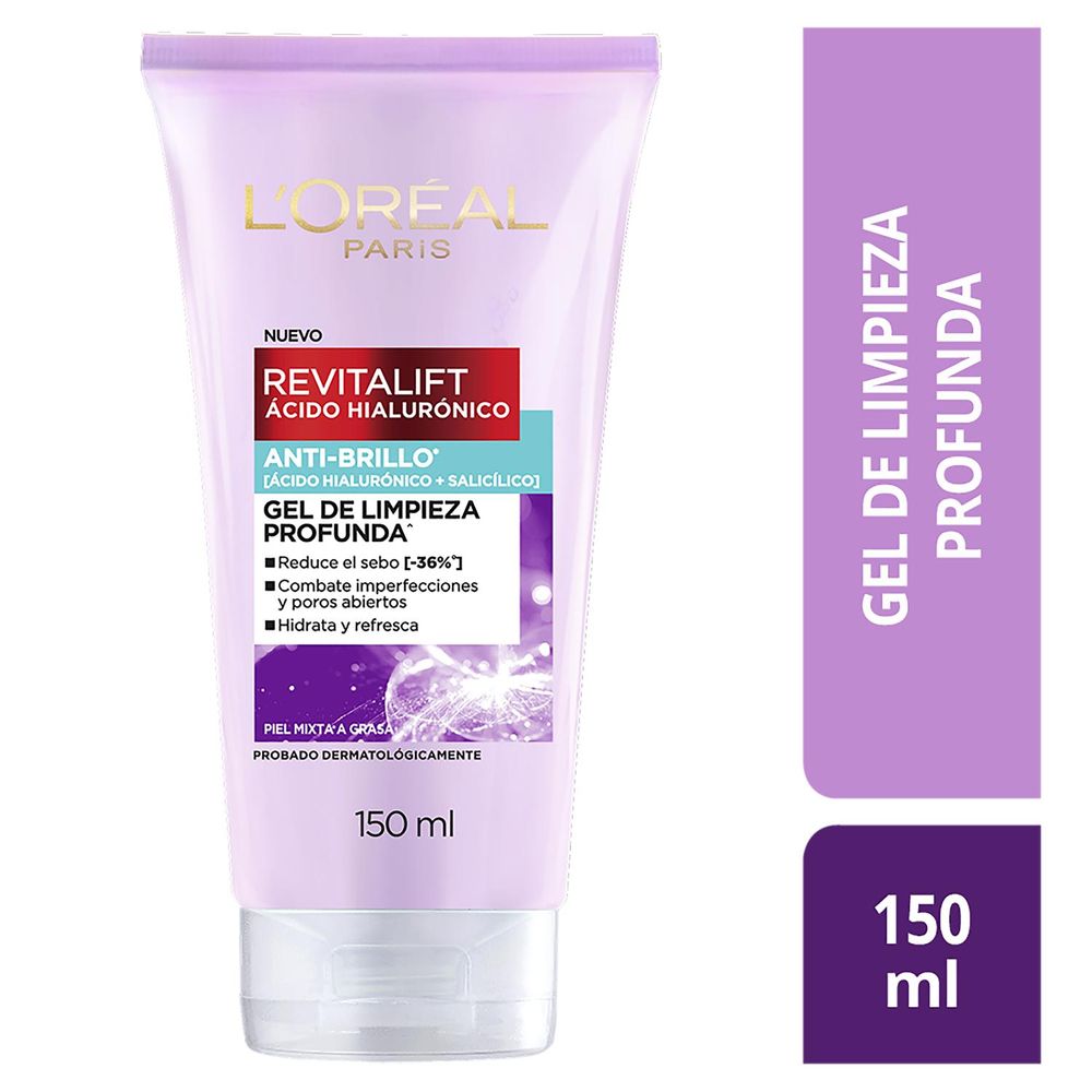 L'Oréal Revitalift Ácido Hial Gel Limp Oil Control
