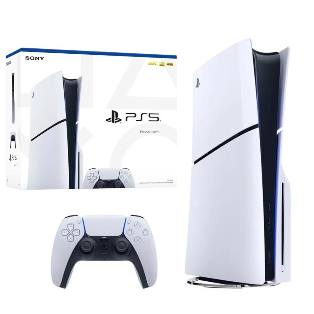 Play Station 5 Sony PS5 Slim con Lector de Discos Version Latinoamerica 1TB