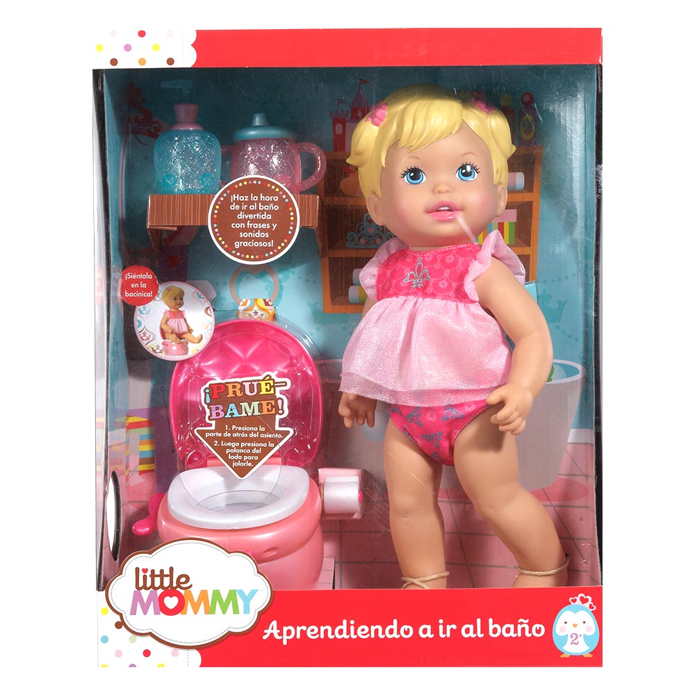 little mommy aprendiendo hacer galletas