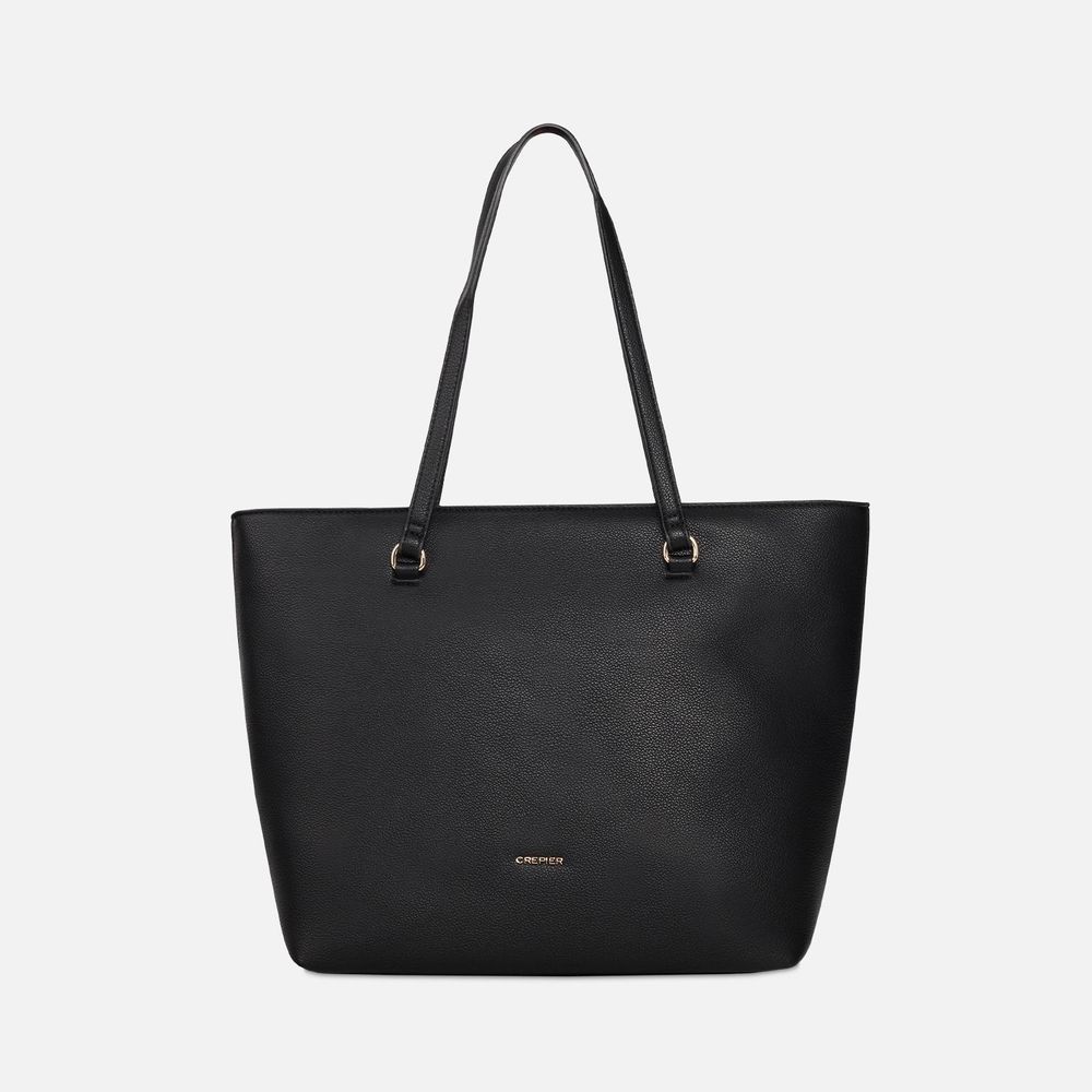 Cartera Tote Crepier Domenica Negro