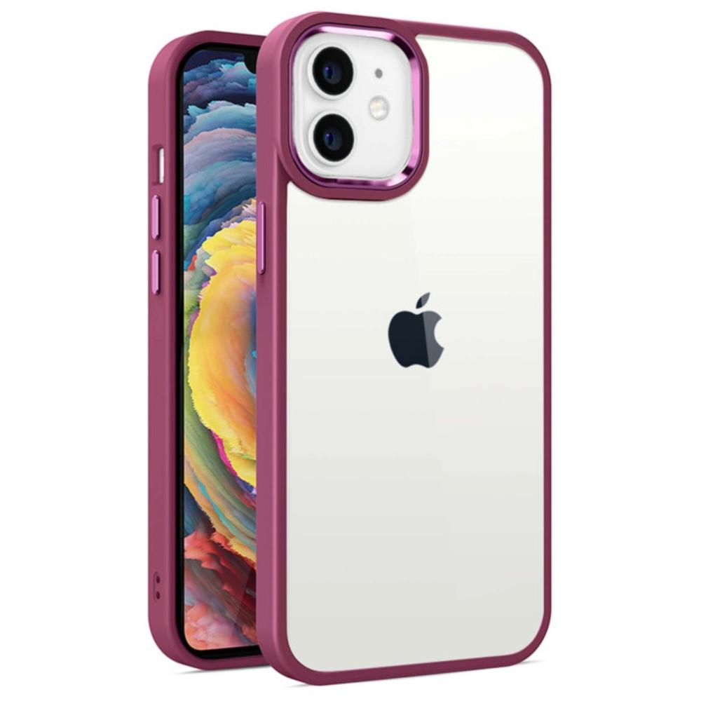 Carcasas Genéricos Compatibles con Iphone 12 Pro Max Rosado