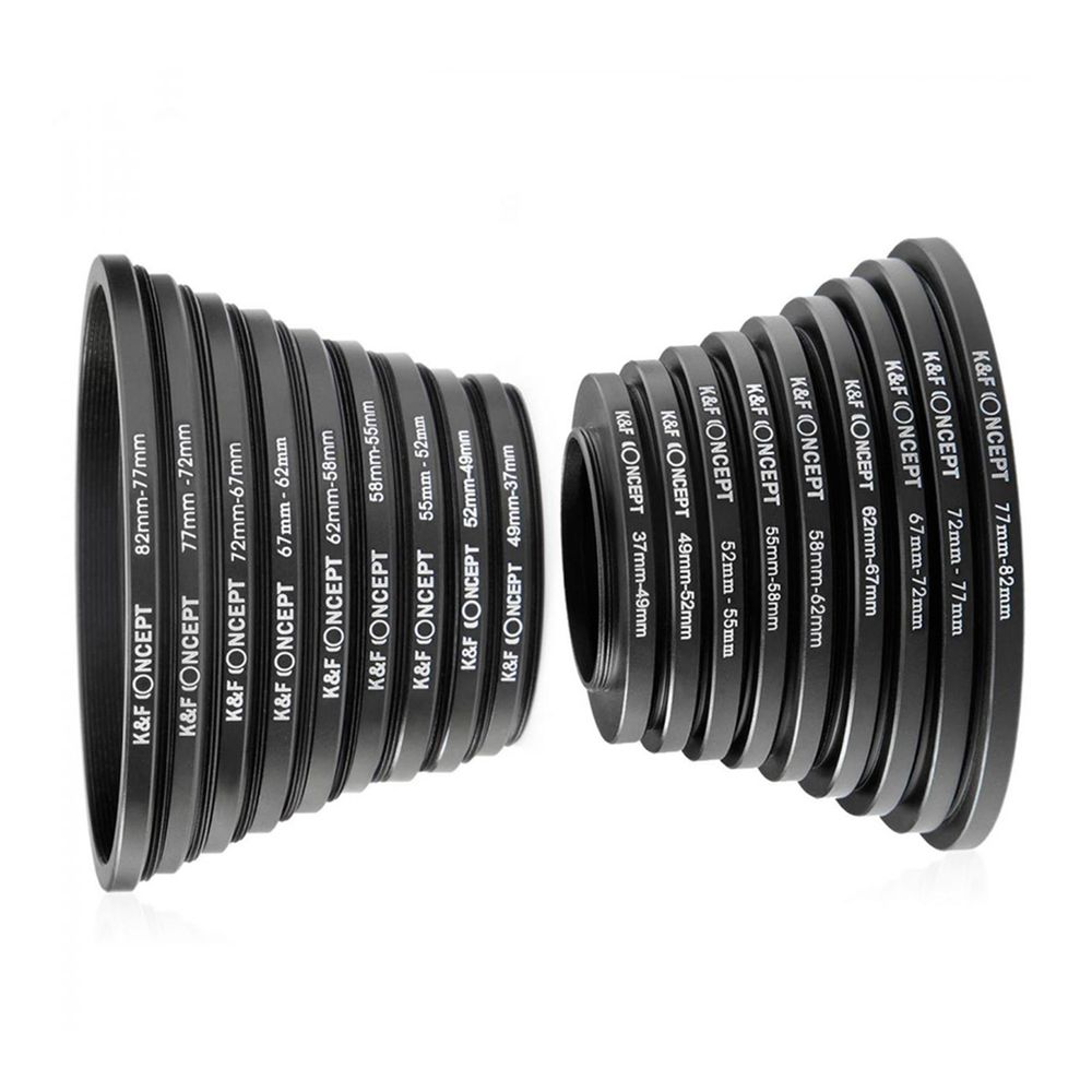 Anillos adaptadores de aumento y reducción 18 En 1 K&F Concept