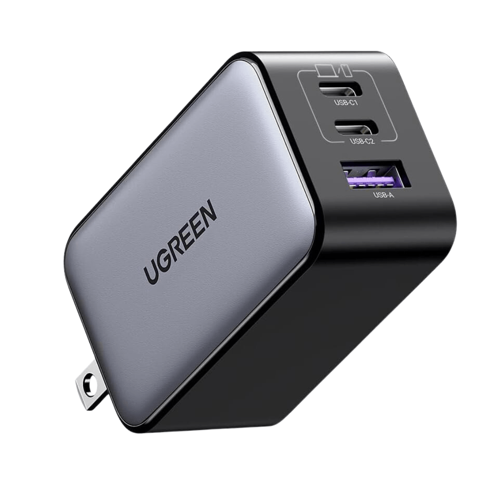 Cargador UGREEN Nexode 65W Carga Rápida para Laptop MacBook Pro/Air, Iphone CD244