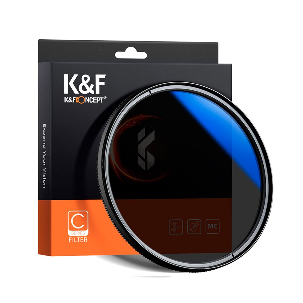 Filtro Polarizado CPL - Slim - Multi Coated - K&F Concept 77mm