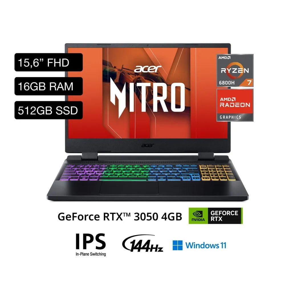Vs Acer Asus Nitro An515 Laptop ACER Nitro AN515-46-R26Q AMD Ryzen