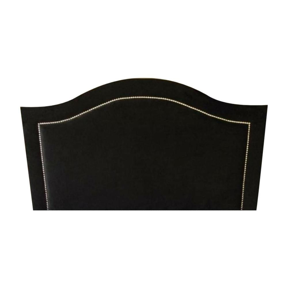 Cabecera Box Weymi 1.5 Plazas Enchinchado – Negro