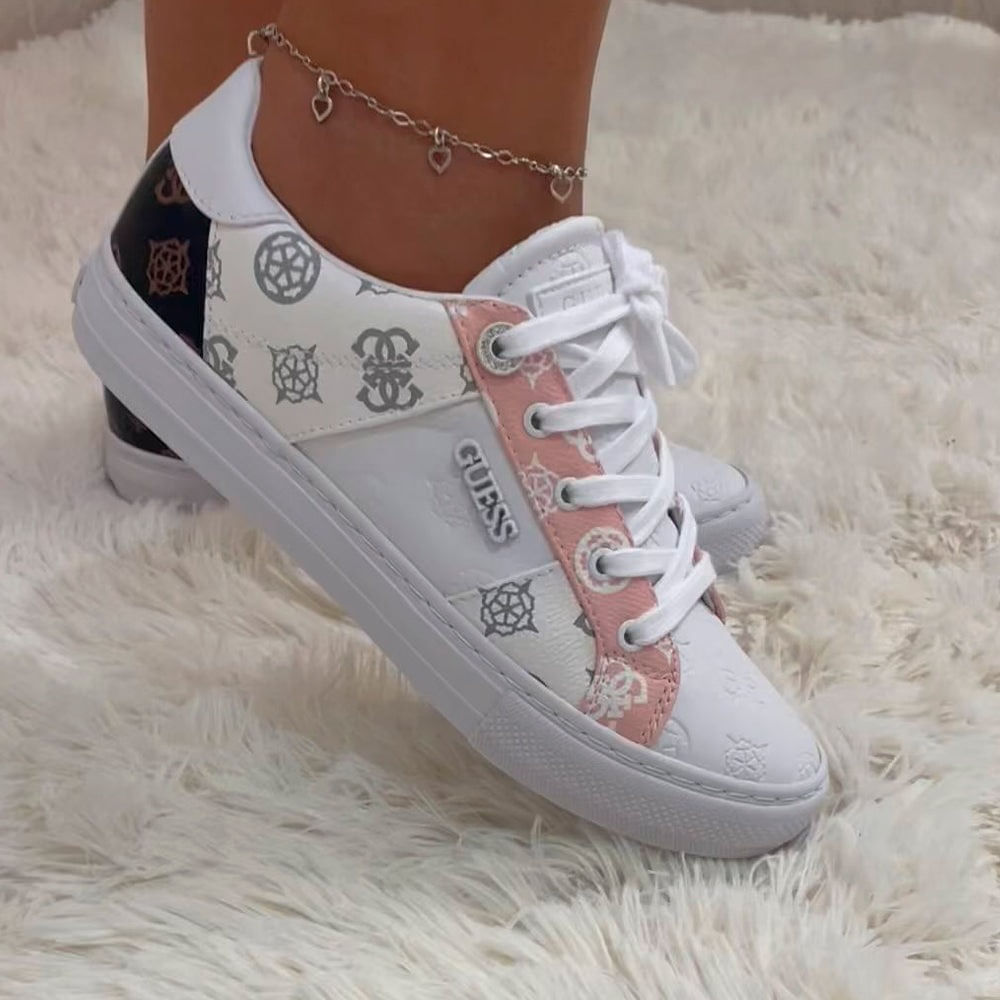 Marca Guess Originales Tenis Guess Mujer Blancos Precio Zapatillas