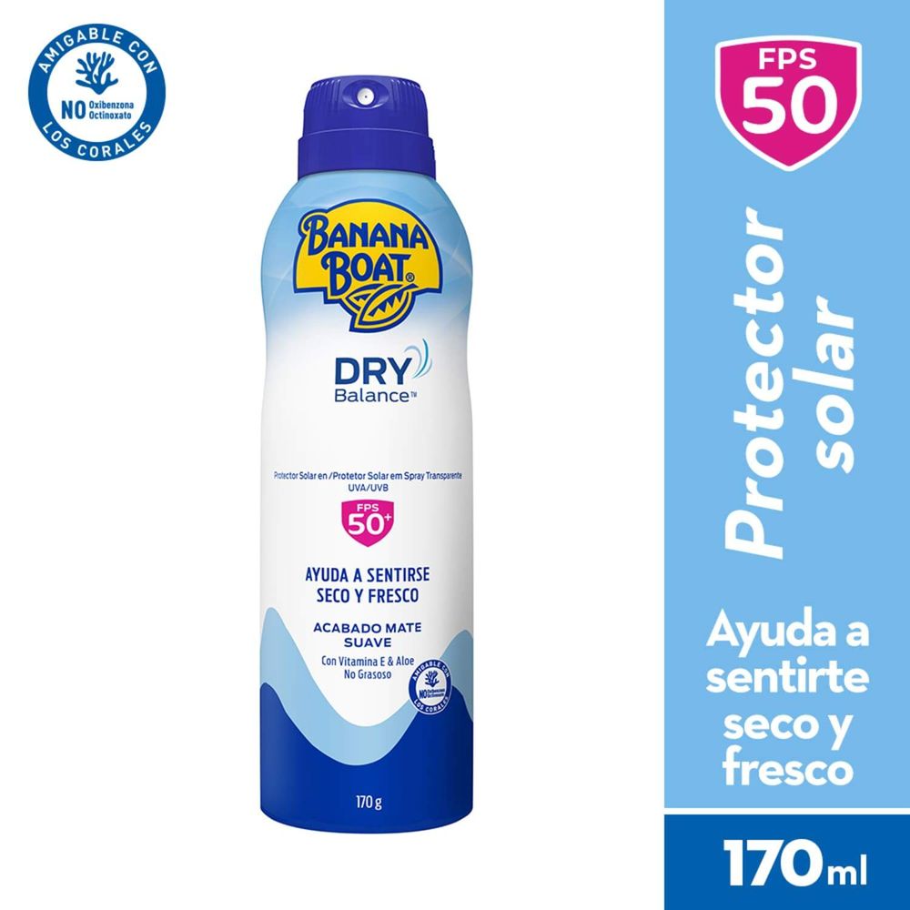 Protector Solar Banana Boat Dry Balace Spf50+ 180 Ml