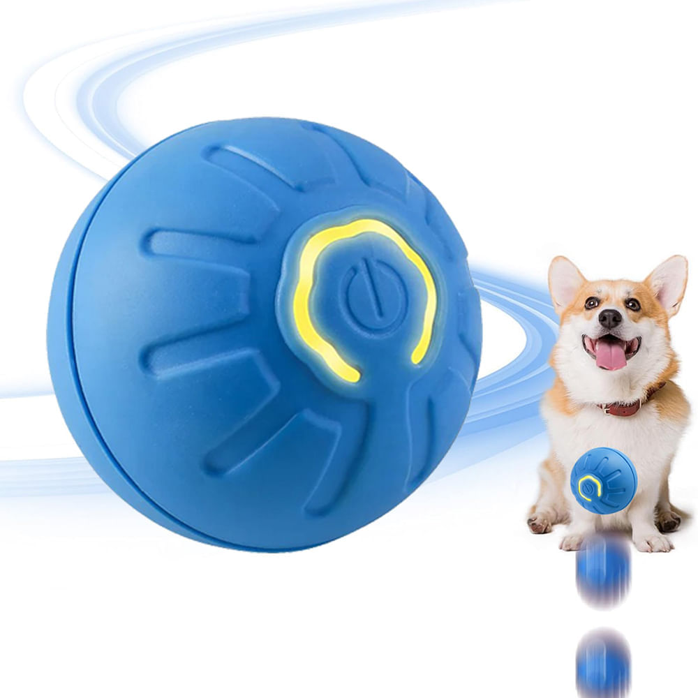 Pelota Interactiva para Perros Juguete de Rebote Azul d5.2