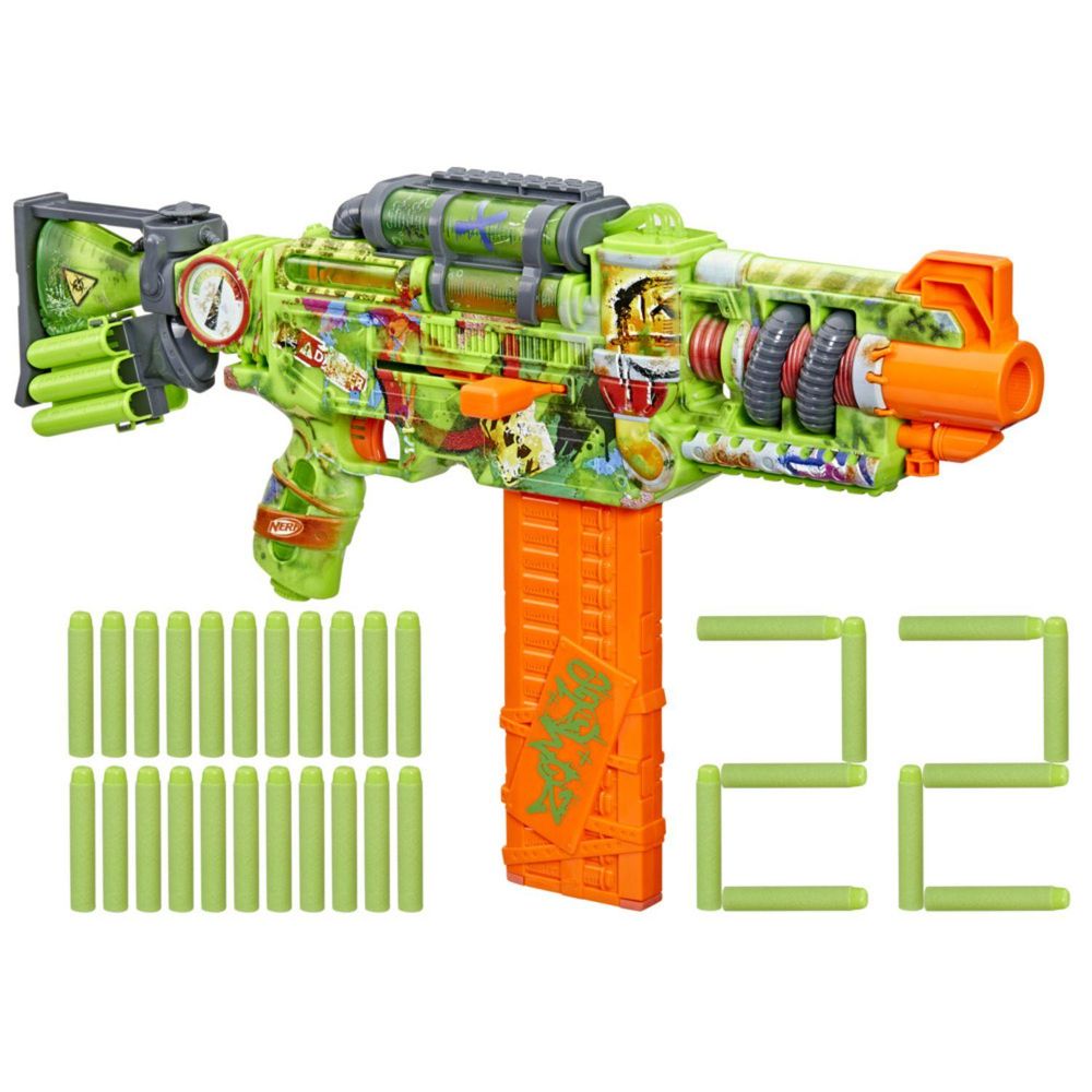 Balas Nerf Nerf Zombie Strike Lanzador Hammershot Lanzador Con