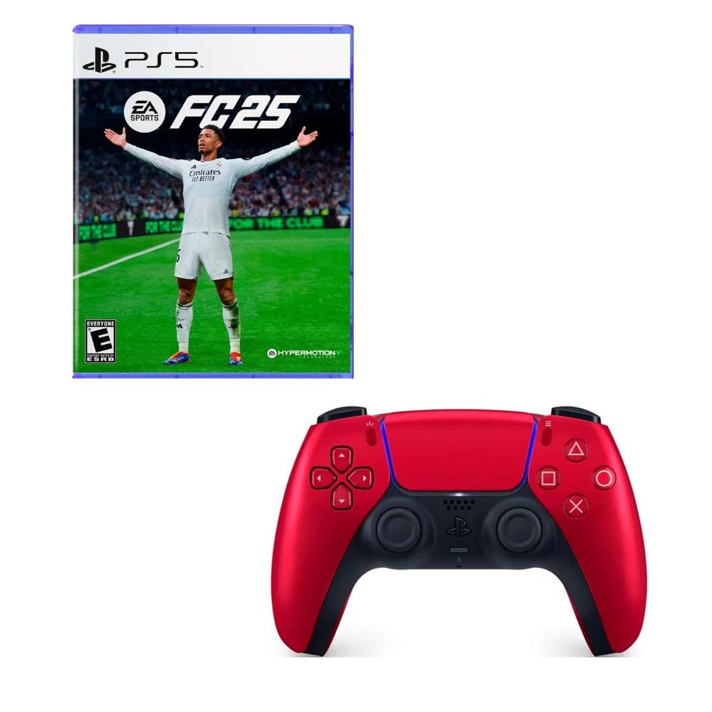 EA Sports FC 25 + Mando DualSense Rojo Volcánico PlayStation 5