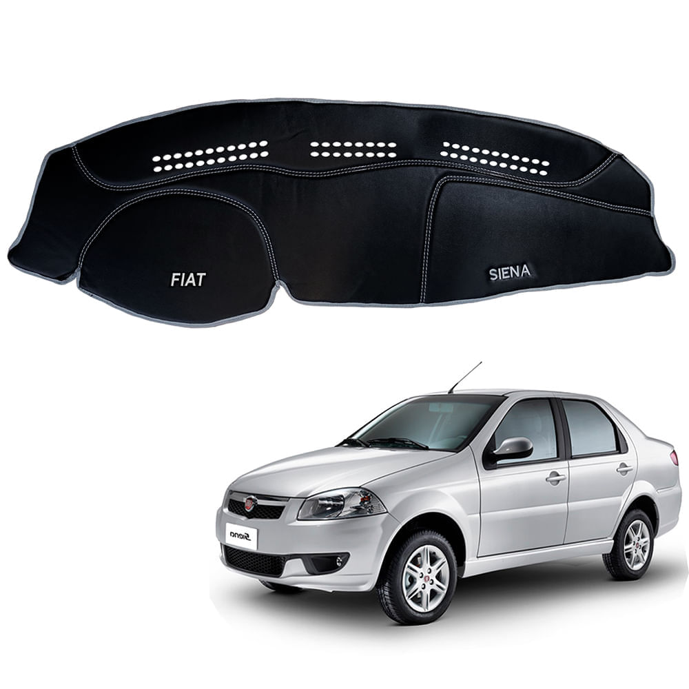 Protector de Tablero Para  FIAT SIENA 2015 en Tacto Cuero - Protección y Estilo Superior