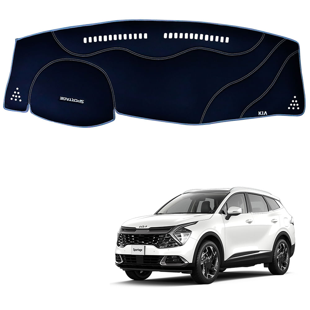 Protector de Tablero Para KIA SPORTAGE 2021 en Tacto Cuero - Protección y Estilo Superior