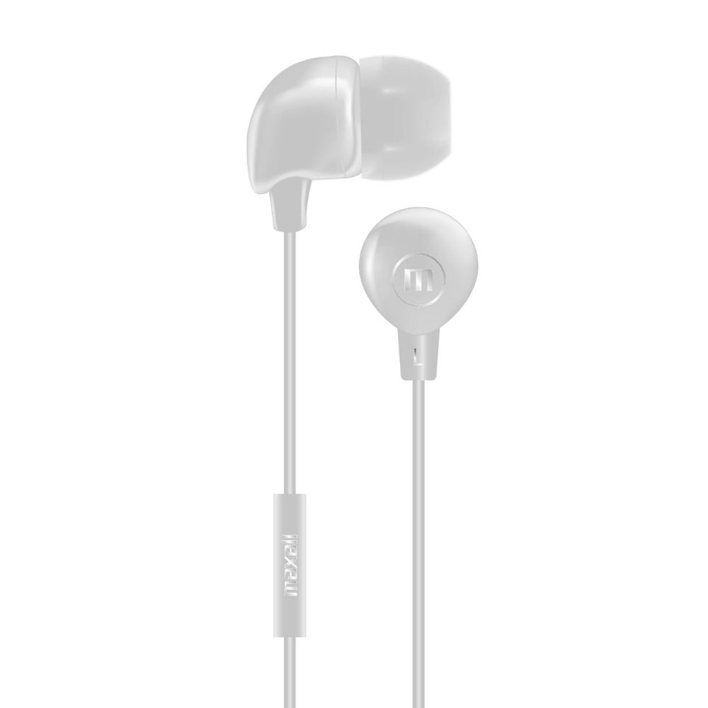 Audífonos In Ear MAXELL Modelo INBAX Blanco PVC