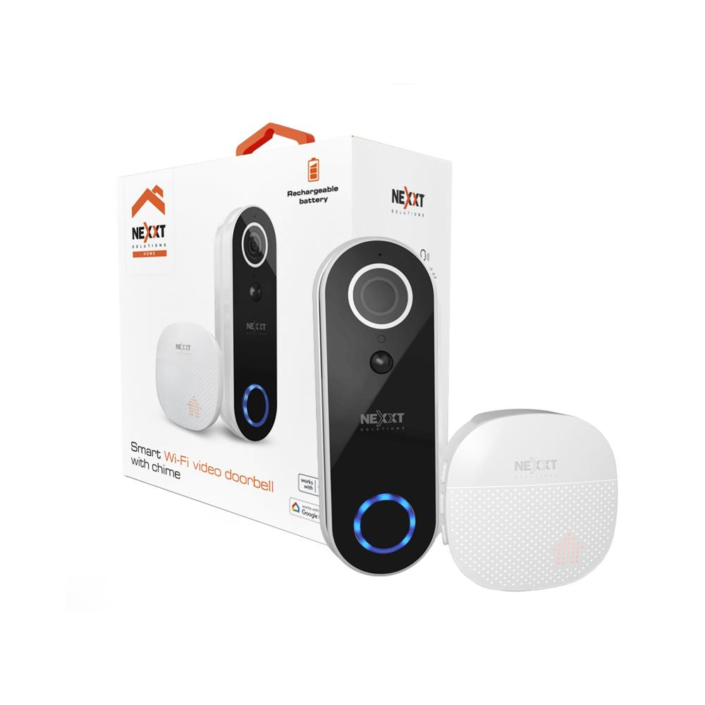 Timbre Smart con Cámara Nexxt NHC-D100 FULL HD Comunicación Bidireccional alarma
