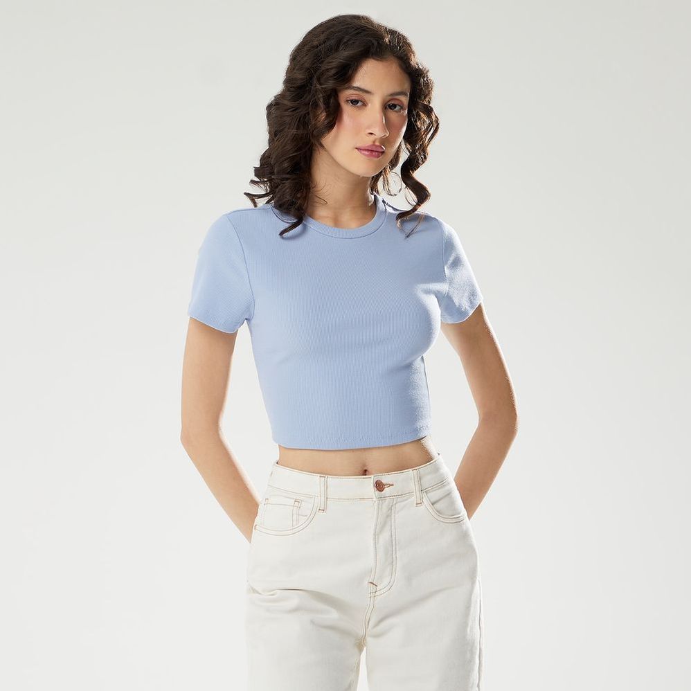 Polo Mujer Corto Rib Manga Corta Hypnotic
