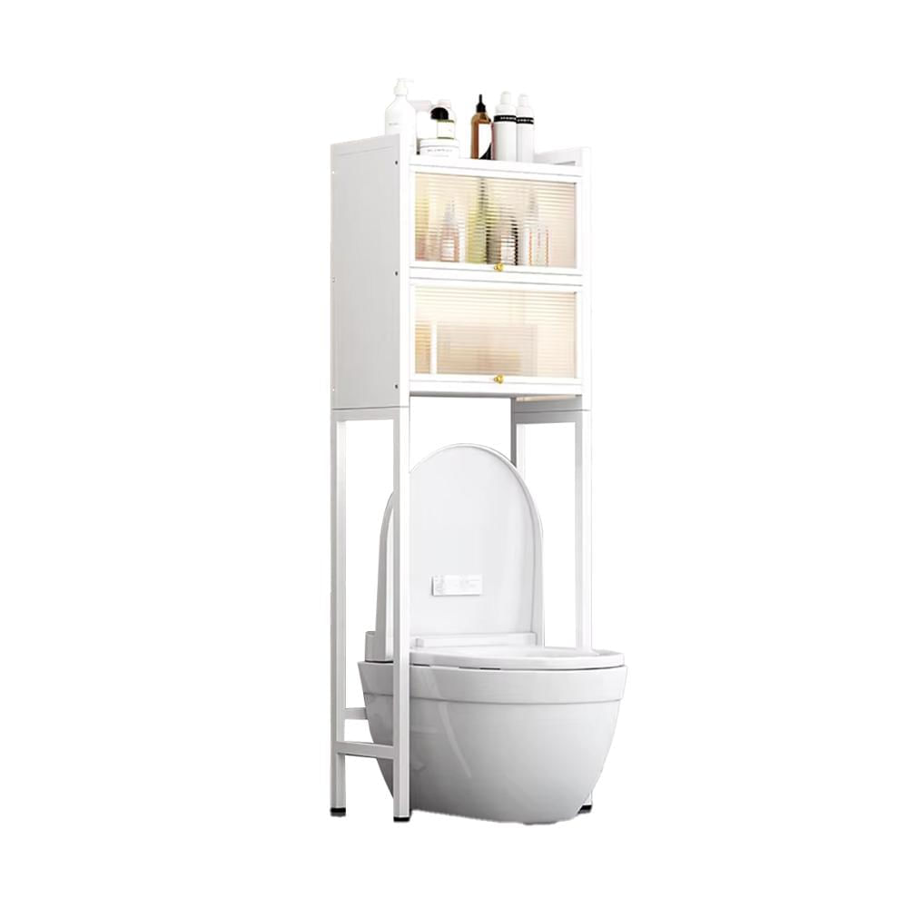 Estante Organizador Para Baño Premium Puertas New 3 Niveles Blanco