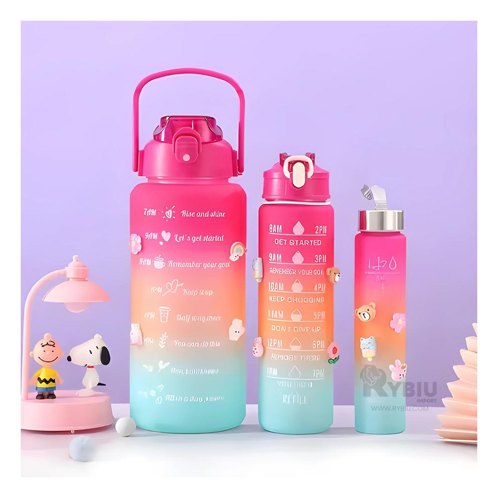 Tomatodo Dinamico en 3 Capacidades Fucsia Y+Regalo Stickers