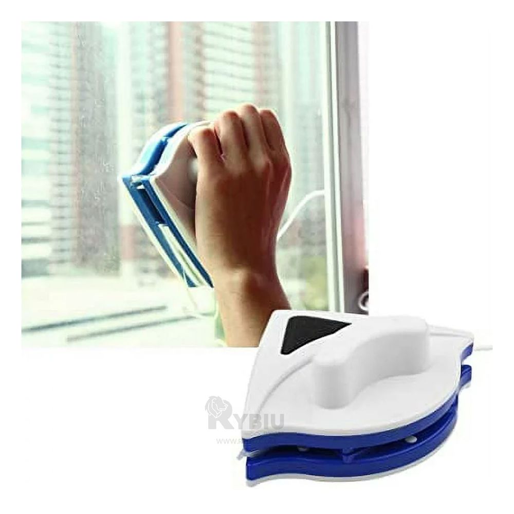 Limpiador Moderno para Vidrios en Tono Azul Y+Stickers