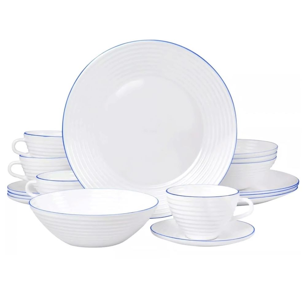 Juego de Vajilla Oster Dinnerware 16 piezas azul